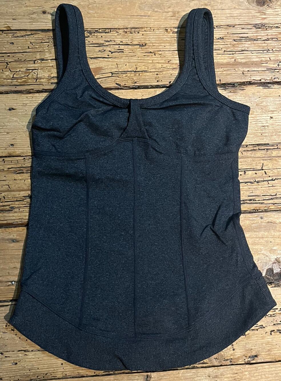 PrAna Womens Size XS Charcoal Grey Scoop Neck Tank Top NWOT